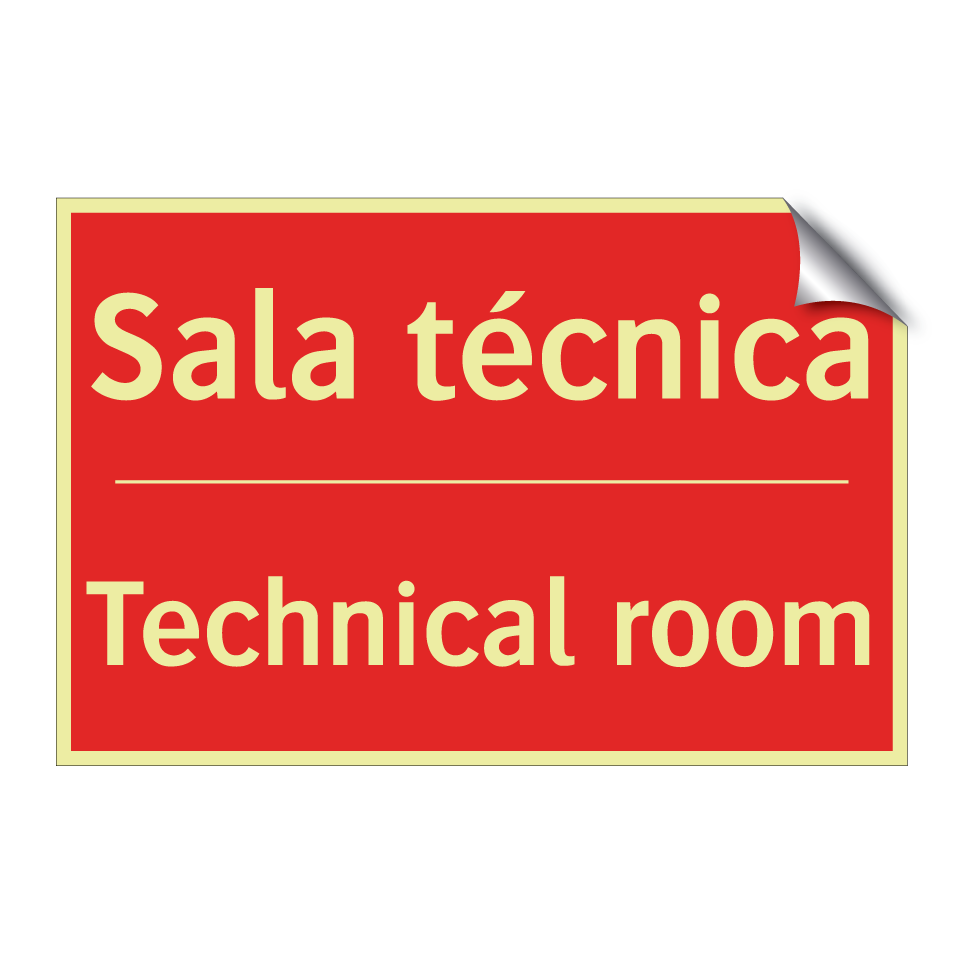 Sala técnica - Technical room