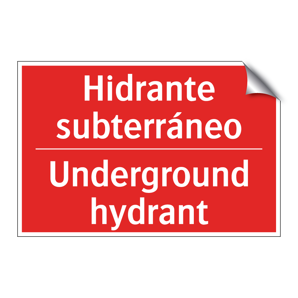 Hidrante subterráneo - Underground hydrant