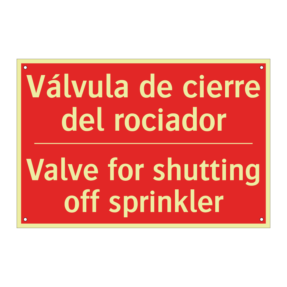 Válvula de cierre del rociador - Valve for shutting off /.../