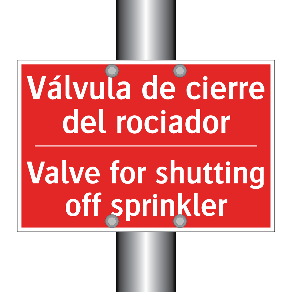 Válvula de cierre del rociador - Valve for shutting off /.../