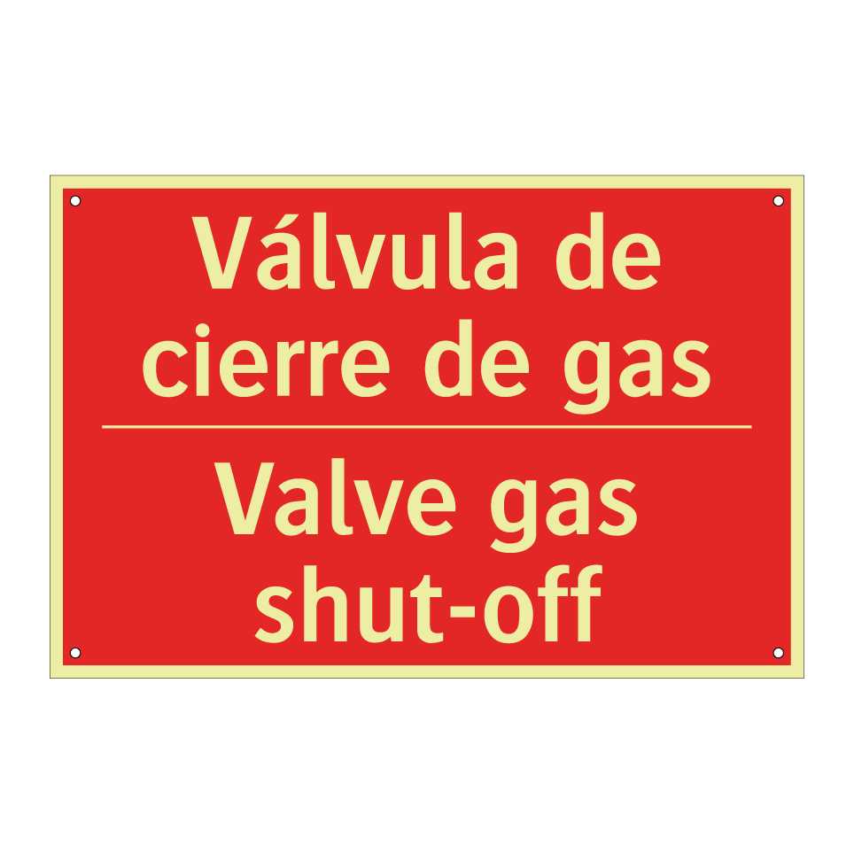 Válvula de cierre de gas - Valve gas shut-off