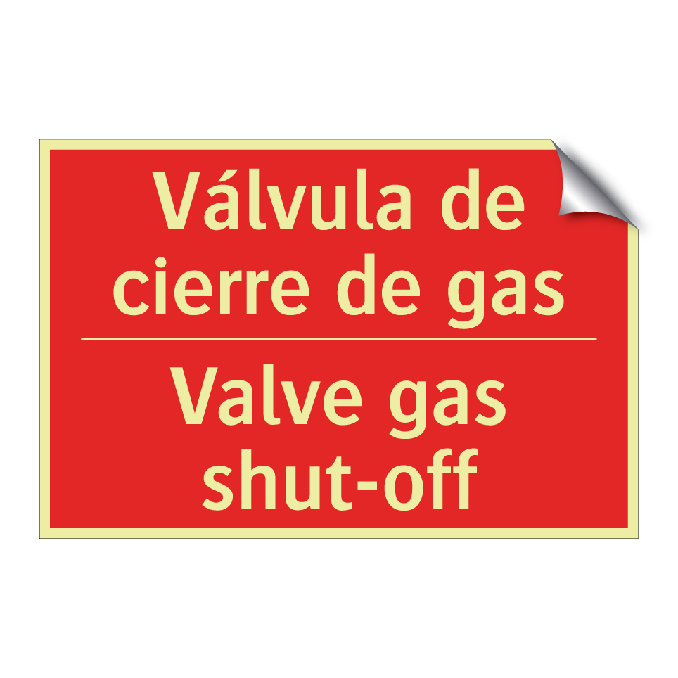 Válvula de cierre de gas - Valve gas shut-off