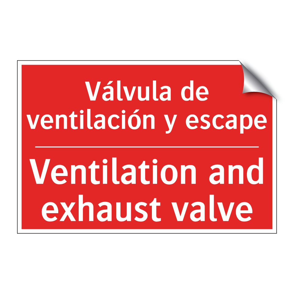Válvula de ventilación y /.../ - Ventilation and exhaust valve