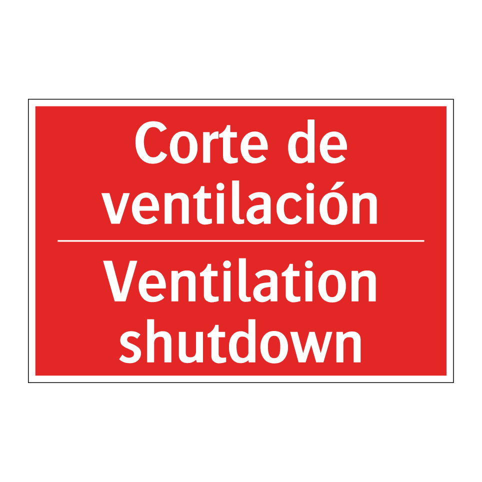 Corte de ventilación - Ventilation shutdown