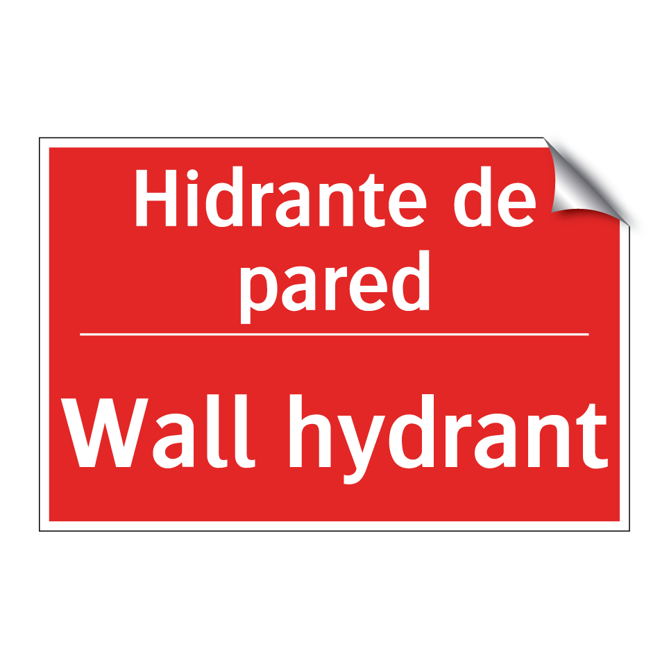 Hidrante de pared - Wall hydrant