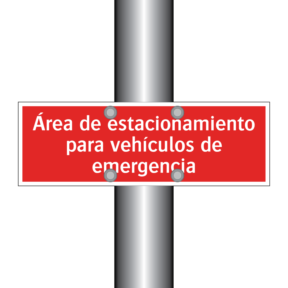 Área de estacionamiento para vehículos de emergencia
