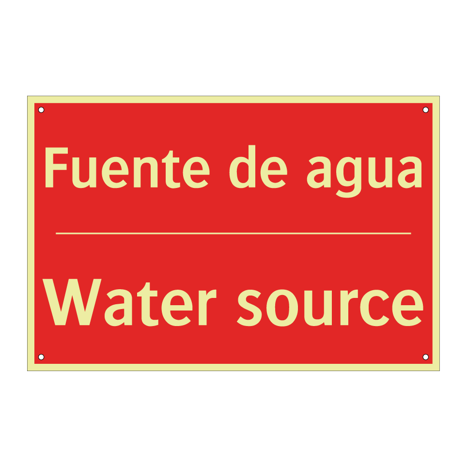 Fuente de agua - Water source