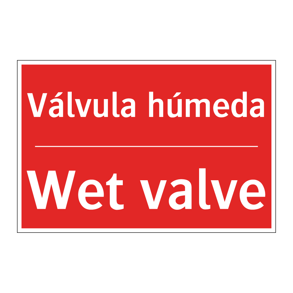 Válvula húmeda - Wet valve