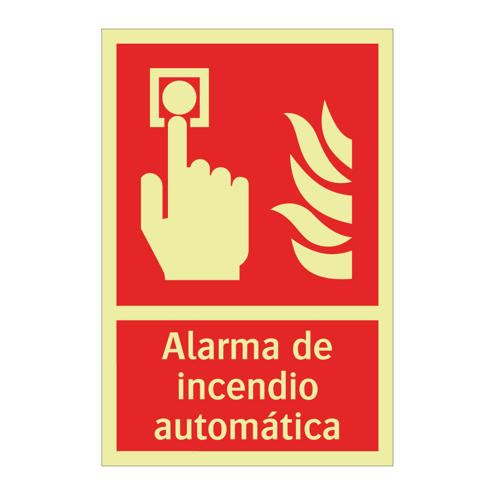 Alarma de incendio automática
