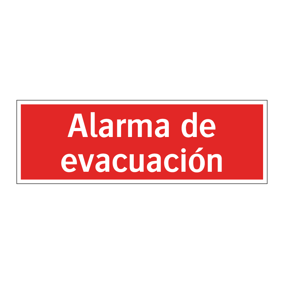 Alarma de evacuación