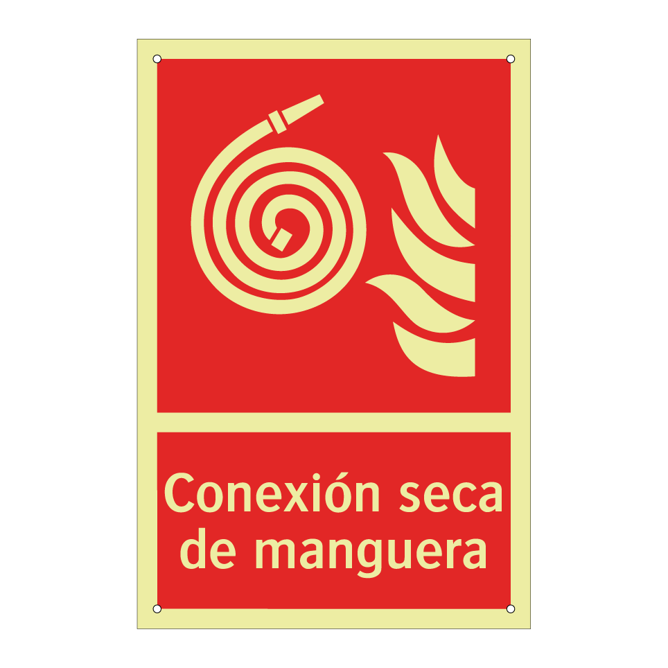 Conexión seca de manguera