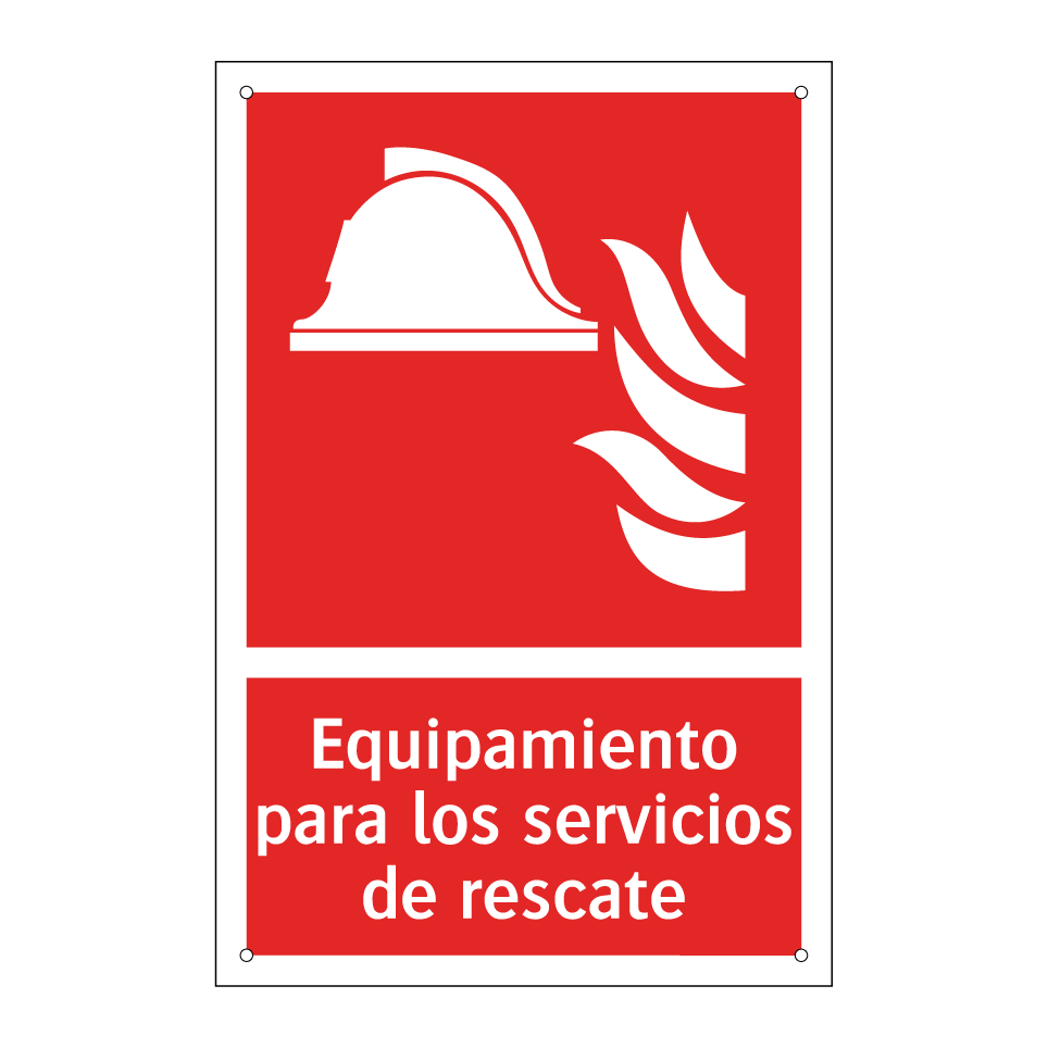 Equipamiento para los servicios de rescate