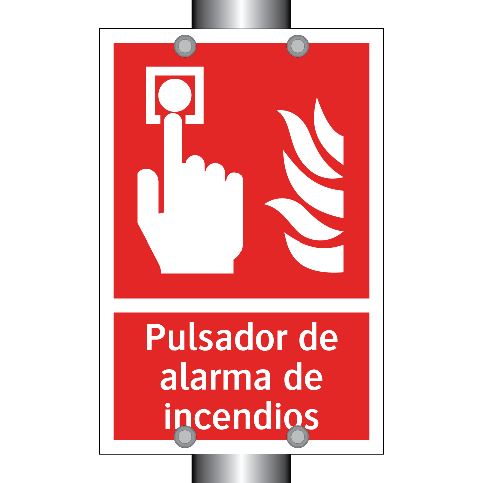 Pulsador de alarma de incendios