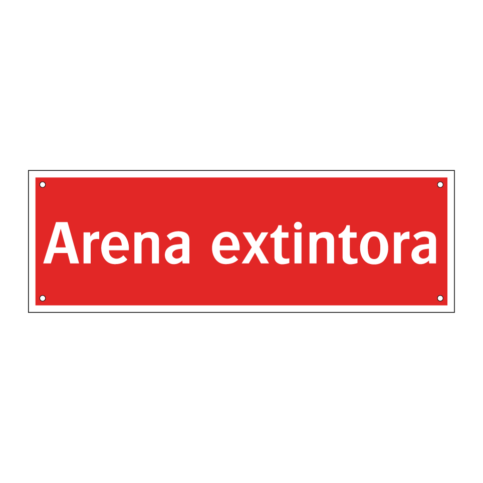 Arena extintora