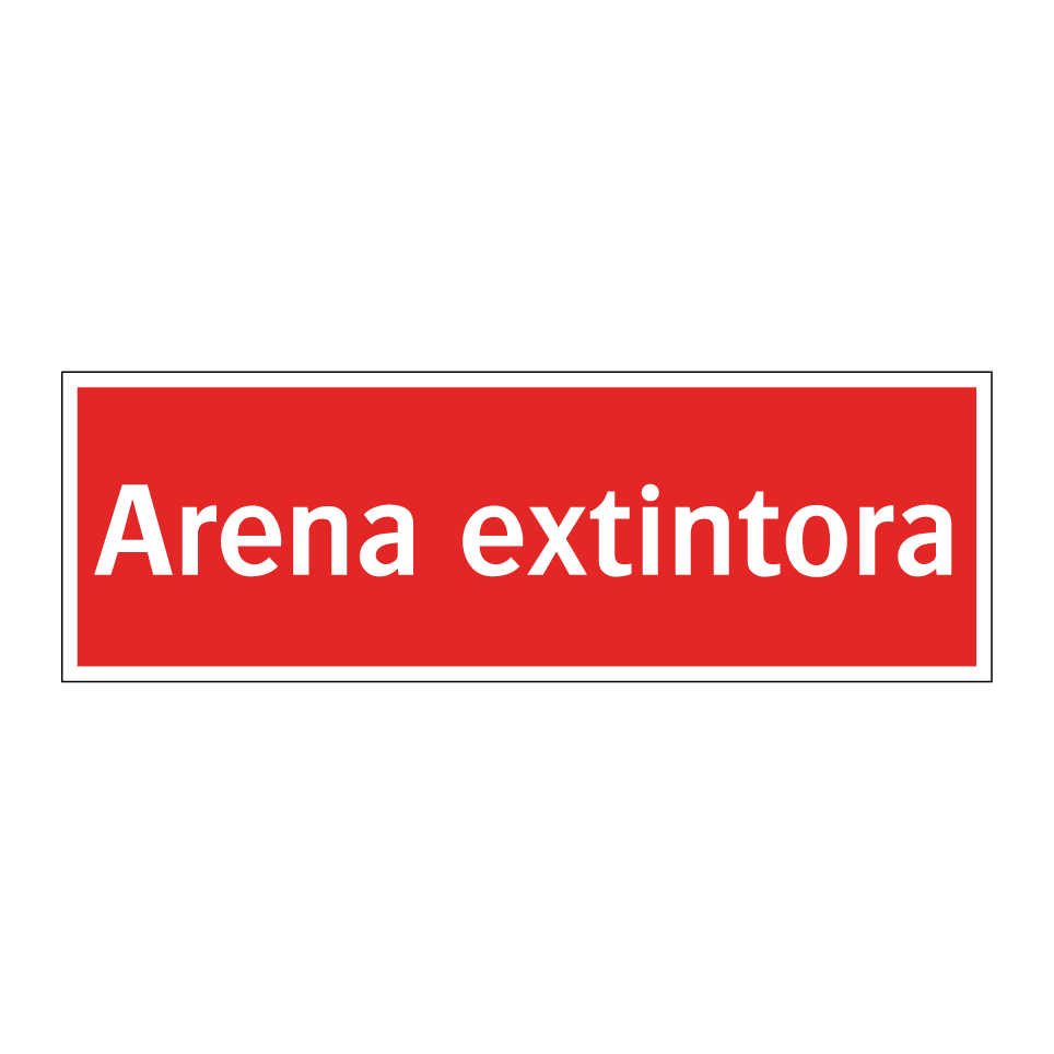 Arena extintora