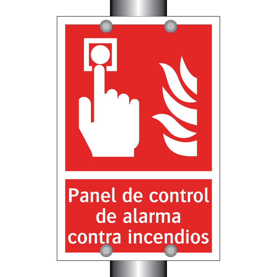Panel de control de alarma contra incendios