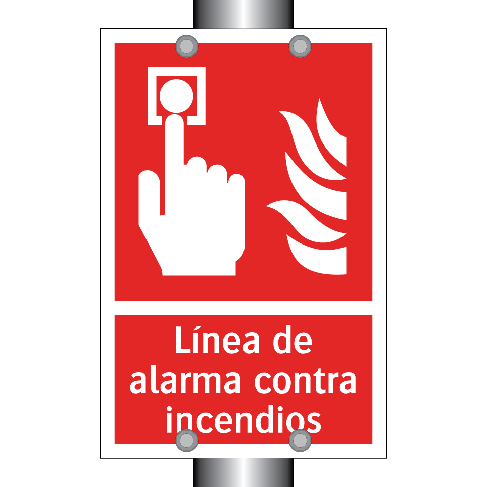 Línea de alarma contra incendios