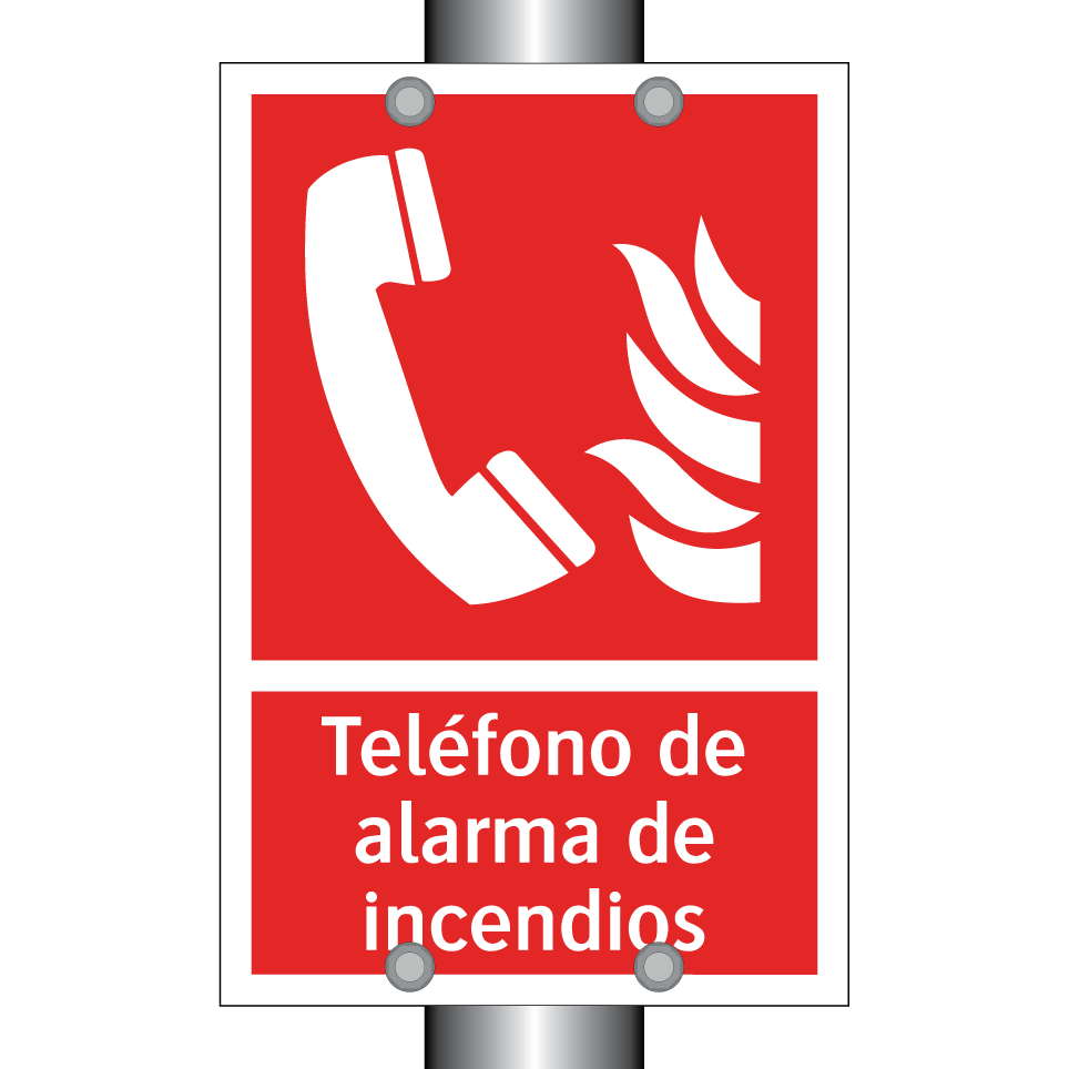Teléfono de alarma de incendios