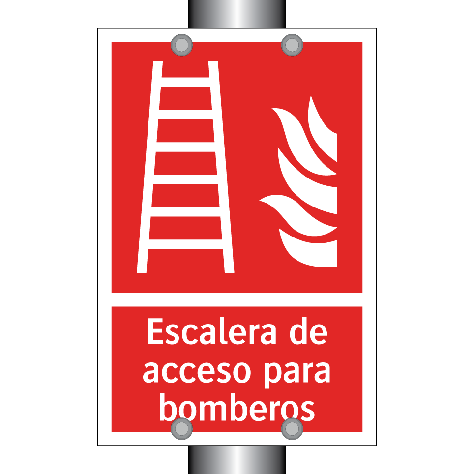 Escalera de acceso para bomberos