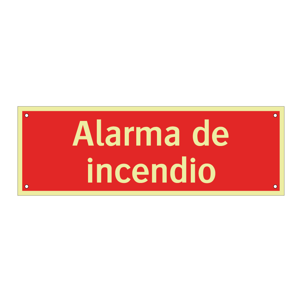Alarma de incendio