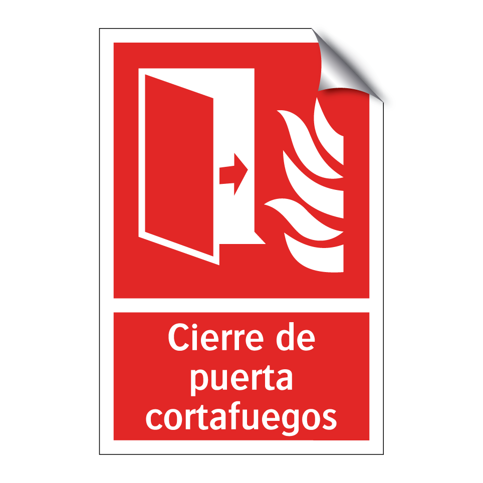 Cierre de puerta cortafuegos