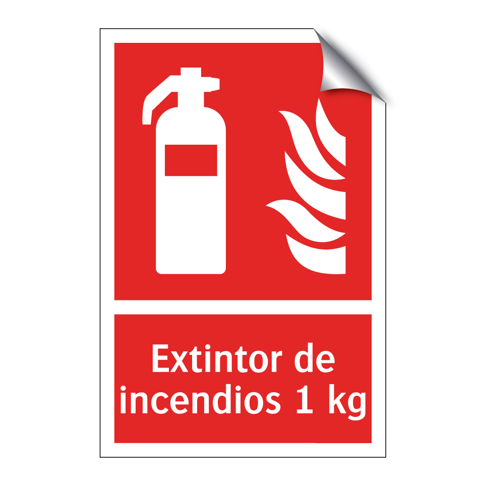 Extintor de incendios 1 kg