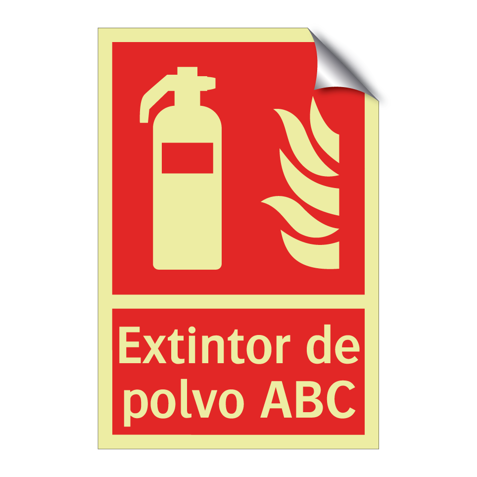 Extintor de polvo ABC