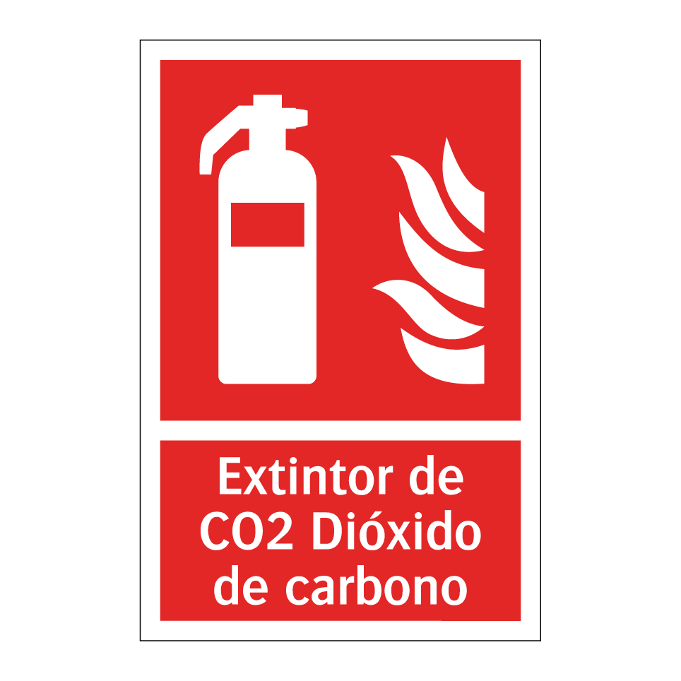 Extintor de CO2 Dióxido de carbono