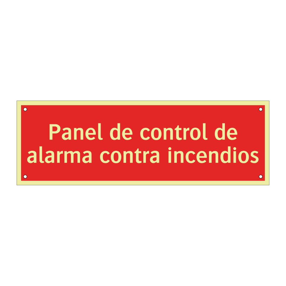 Panel de control de alarma contra incendios