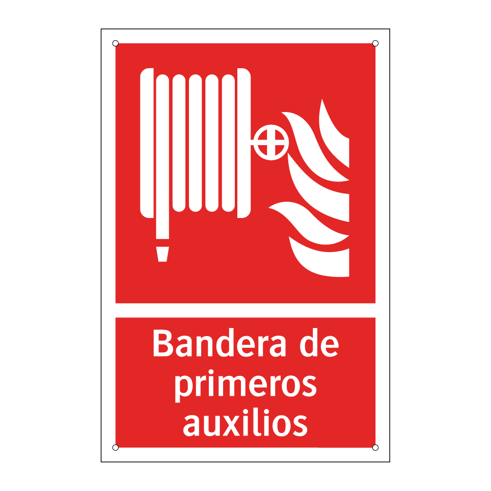 Bandera de primeros auxilios