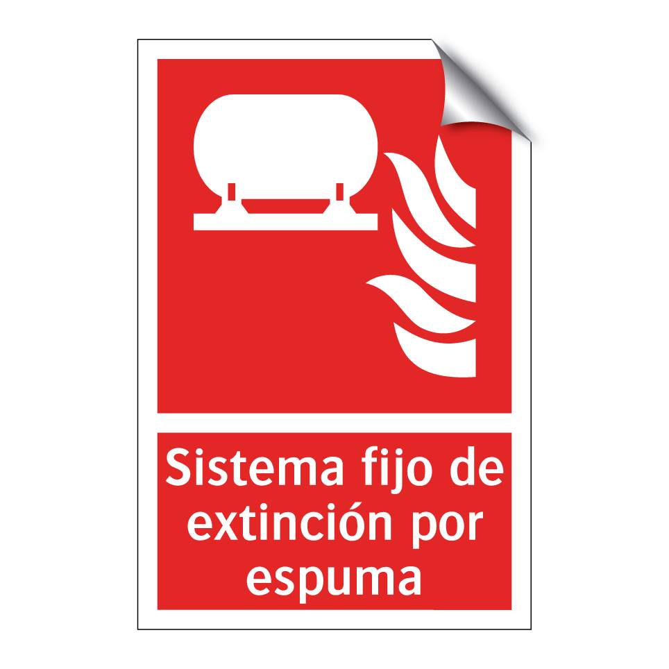 Sistema fijo de extinción por espuma