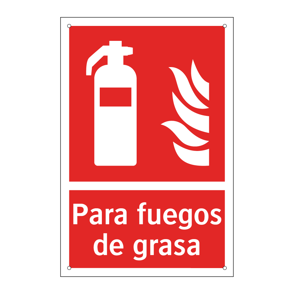 Para fuegos de grasa