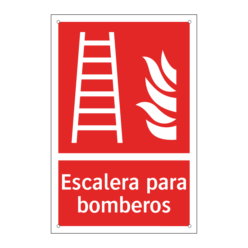 Escalera para bomberos
