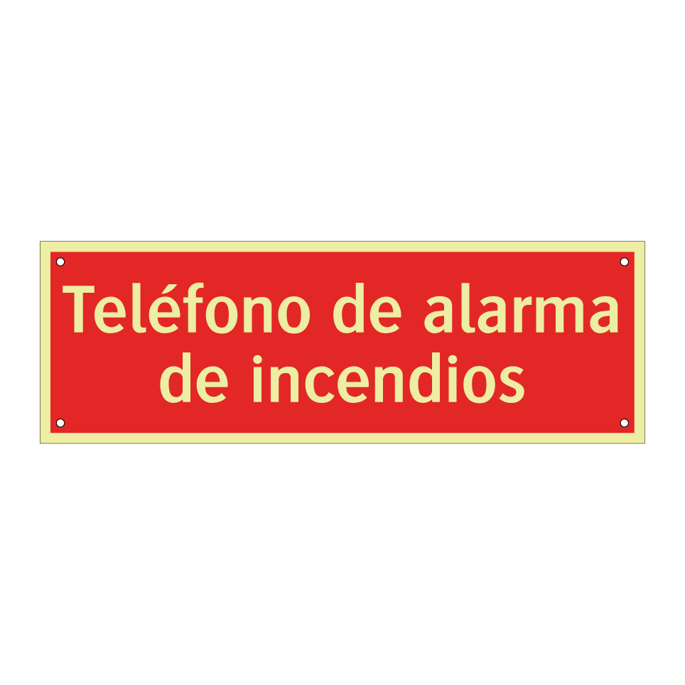 Teléfono de alarma de incendios