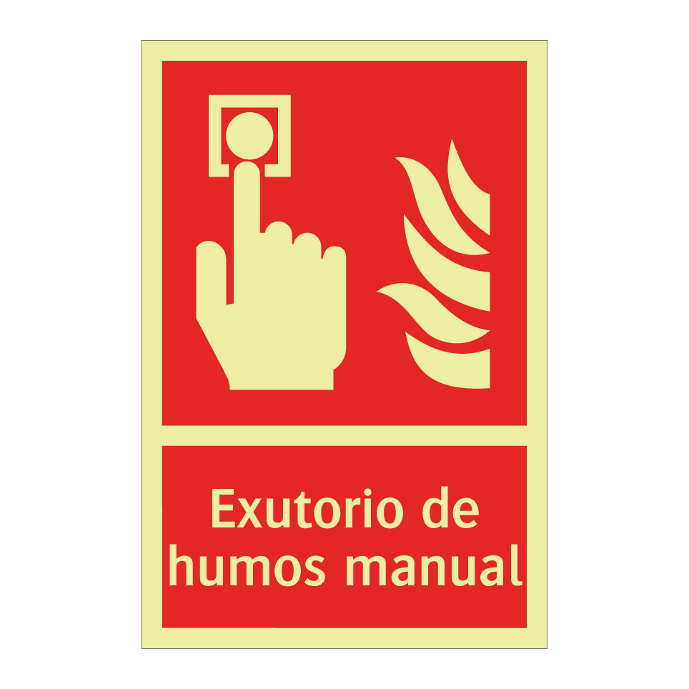 Exutorio de humos manual
