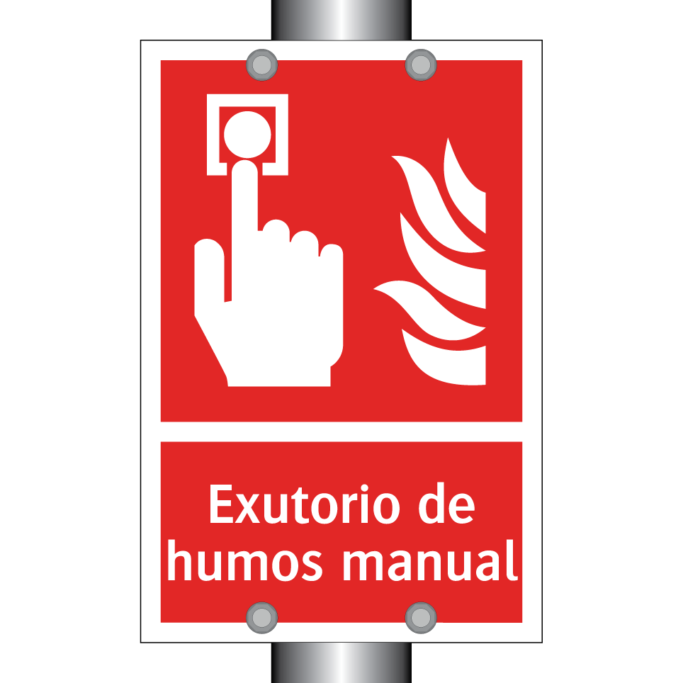 Exutorio de humos manual