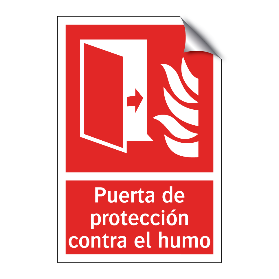 Puerta de protección contra el humo