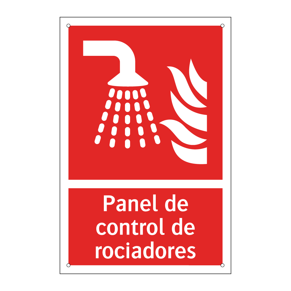 Panel de control de rociadores