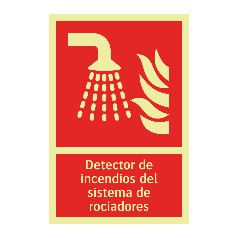 Detector de incendios del sistema de rociadores