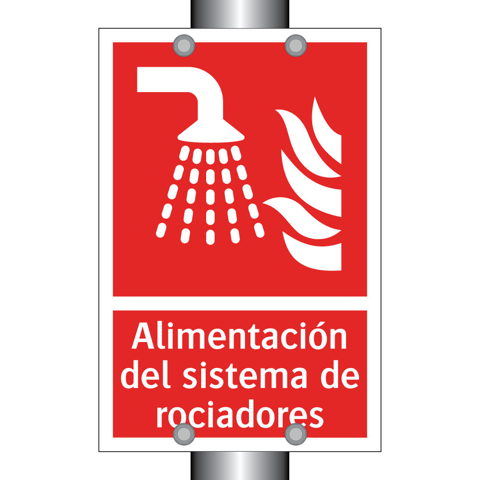 Alimentación del sistema de rociadores