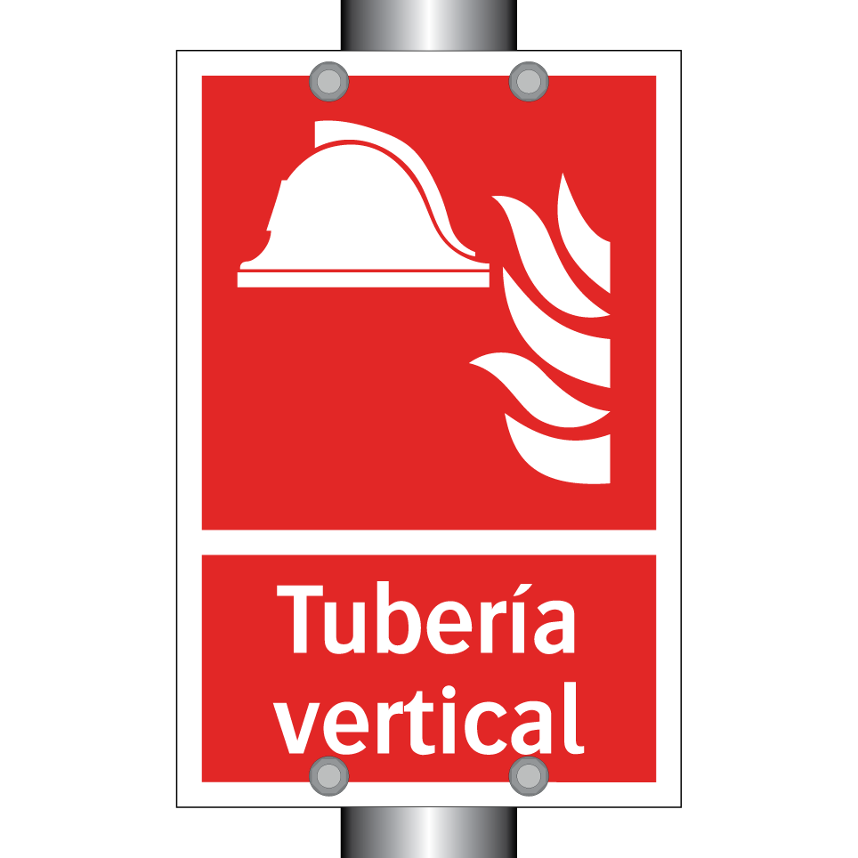 Tubería vertical