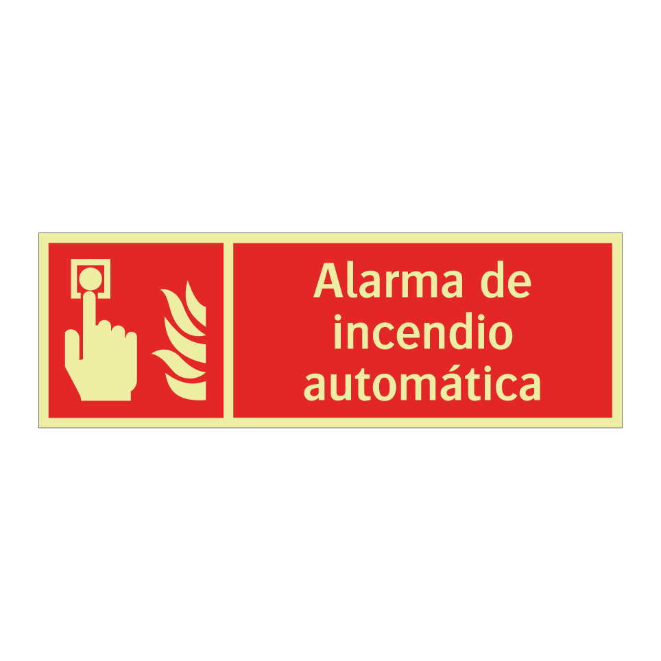 Alarma de incendio automática