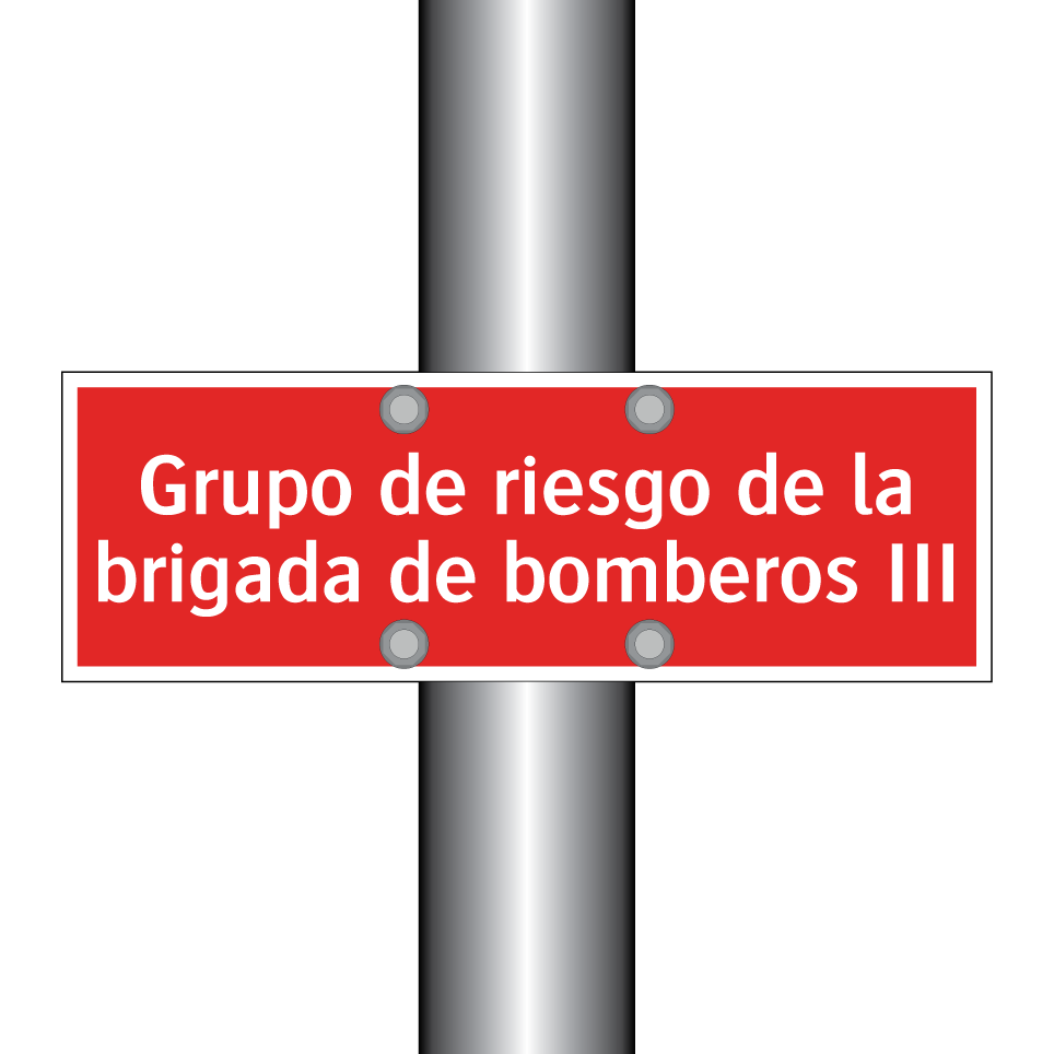 Grupo de riesgo de la brigada de bomberos III