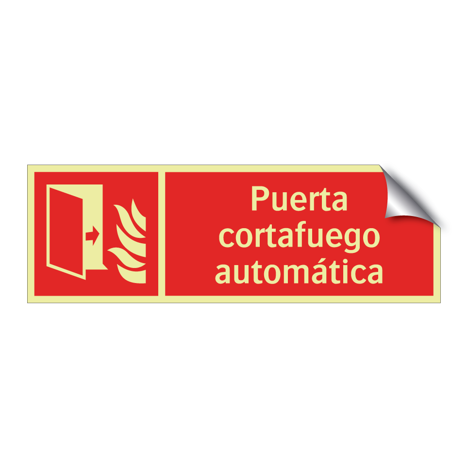 Puerta cortafuego automática