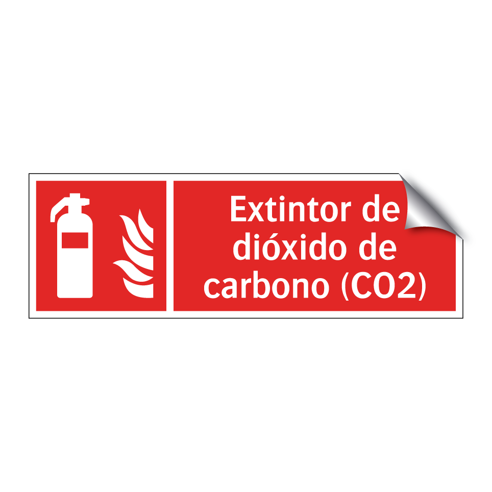 Extintor de dióxido de carbono (CO2)