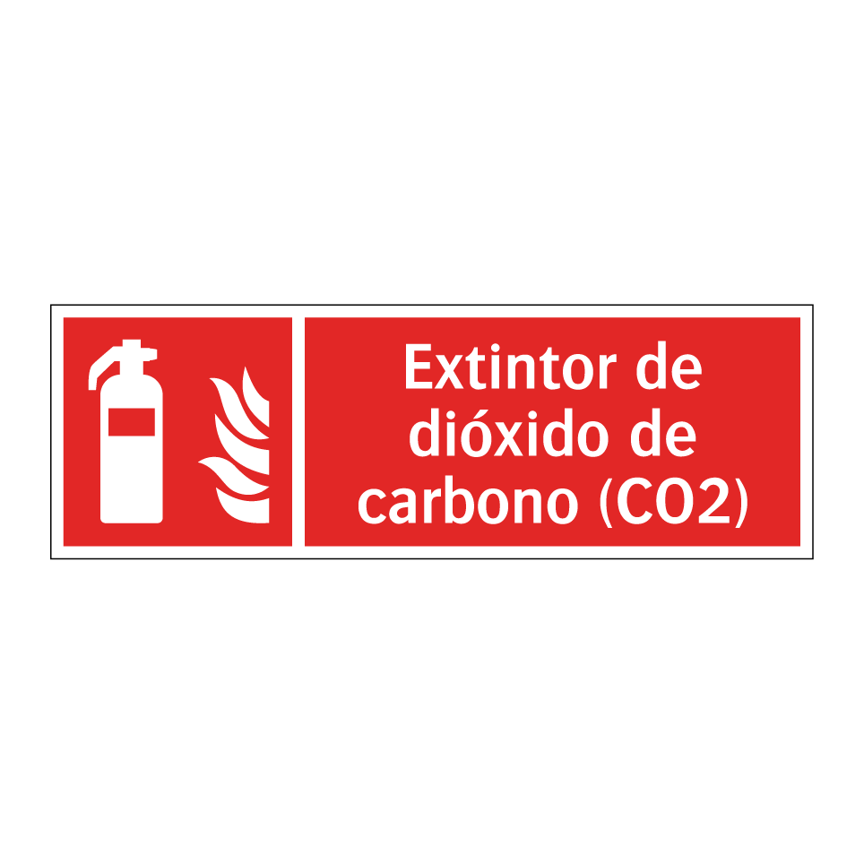 Extintor de dióxido de carbono (CO2)