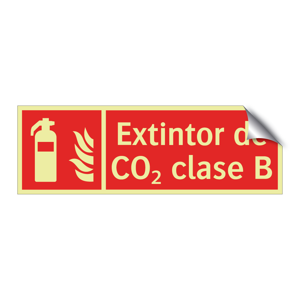 Extintor de CO₂ clase B