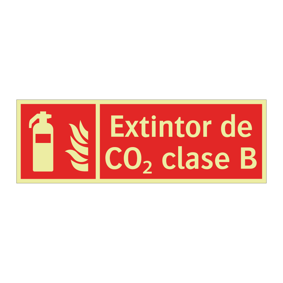 Extintor de CO₂ clase B
