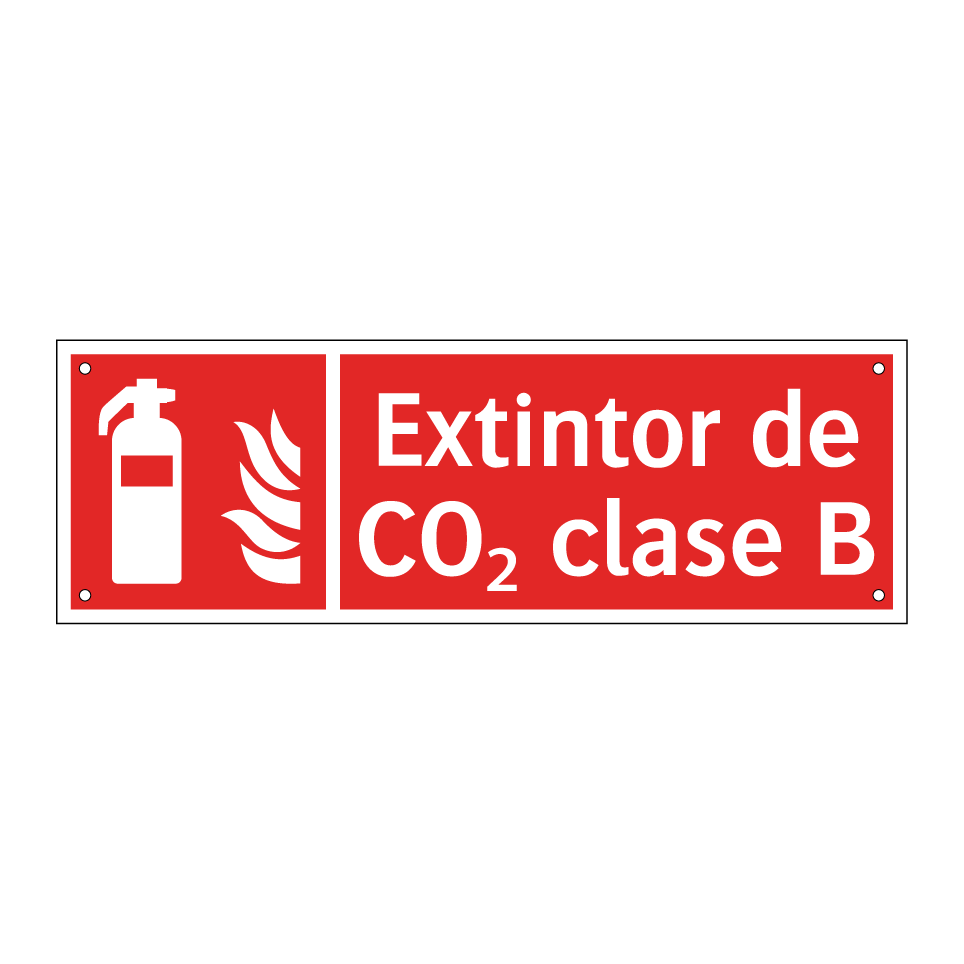 Extintor de CO₂ clase B