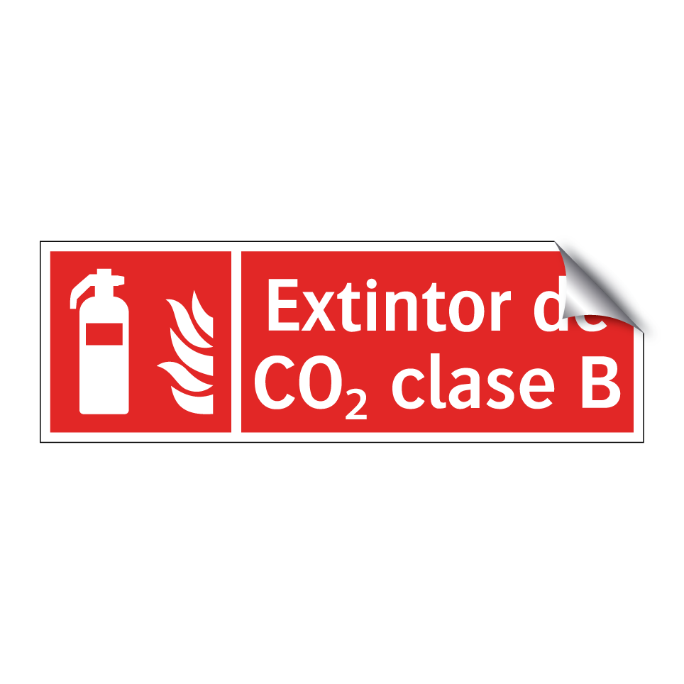 Extintor de CO₂ clase B